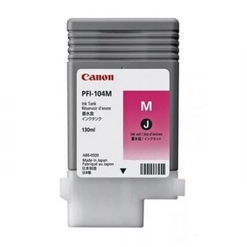 Картридж струйный Canon PFI-104M, пурпурный, 130 мл., для iPF650/655/750/755 (3631B001)