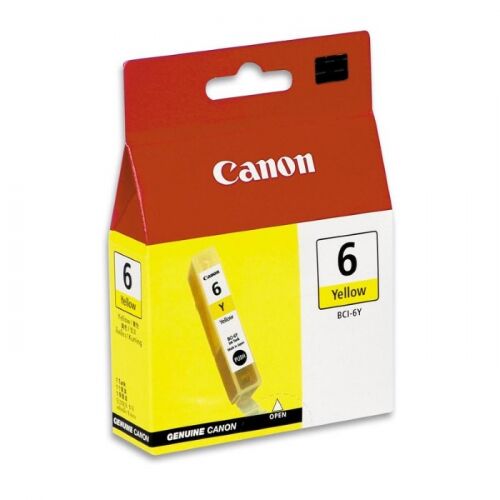 Картридж CANON BCI-6 Y, желтый, 270 странц, для S-800/BJC-8200Ph (4708A002)