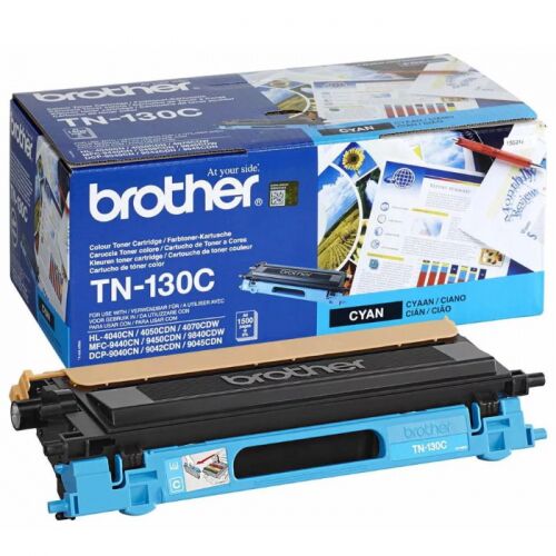 Тонер-картридж Brother TN130C голубой 1500 страниц для Brother HL-4040CN/4050CDN/DCP-9040CN/M FC-9440CN