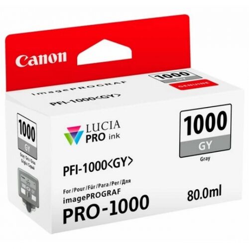 Картридж CANON PFI-1000GY, серый, 80мл., для PRO1000 (0552C001)