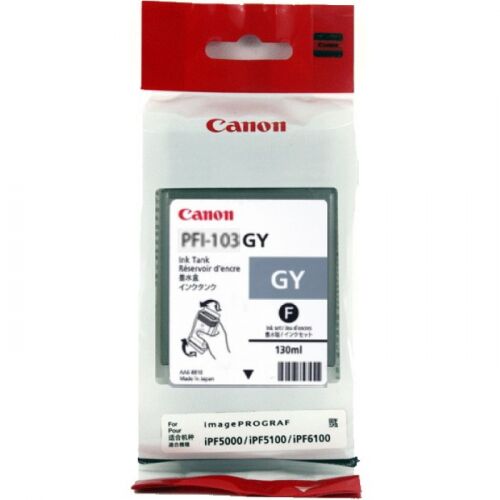 Картридж струйный CANON PFI-103GY серый 130 мл для IPF5100 & IPF6100 (2213B001)