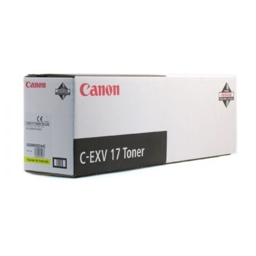 Тонер-картридж CanonC-EXV17 Y желтый 30000 страниц для iR-C4080, C4580, C5180, C5185 (0259B002)