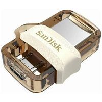 Эскиз Флеш накопитель 32GB Sandisk SanDisk Ultra Dual m3.0 USB 3.2 gen1/ microUSB (SDDD3-032G-G46GW)