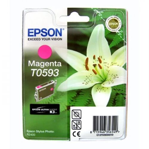 Картридж струйный Epson T0593, пурпурный, 440 стр., для Epson St Ph R2400 (C13T05934010)