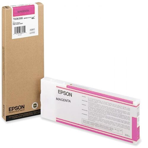 Картридж струйный EPSON T606C, светло-пурпурный, 220 мл., повышенной емкости, для Stylus Pro 4880 (C13T606C00)