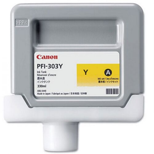 Картридж CANON PFI-303Y, желтый, 330мл., для IPF-810/820 (2961B001)