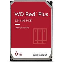 Жесткий диск HDD 6TB Western Digital NAS Red Plus 3.5" SATA-III 5640rpm 128Mb (WD60EFZX)