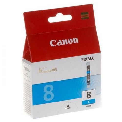 Картридж струйный Canon CLI-8C, голубой, 640 страниц, для iP6600D/4200/5200/5200R (0621B024)