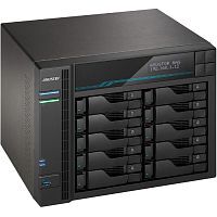 Сетевое хранилище Asustor AS7110T/ Xeon E-2224/ 8GB/ noHDD (up 10 LSFF),/ 10x 1GbE + 3x 2,5 Gb (90IX01D1-BW3S1)