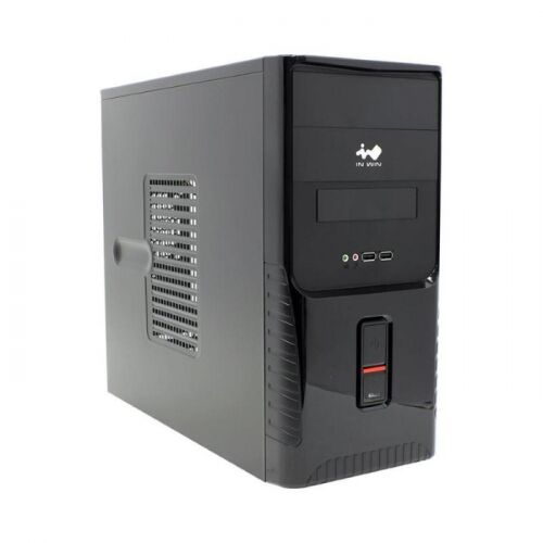 Корпус MiniTower InWin ENR029 Black 1x3.5", 2x5.25"; внутренние отсеки 2x3.5", mATX, 2xUSB+Audio, 90x90 fan, 400W (6115723)