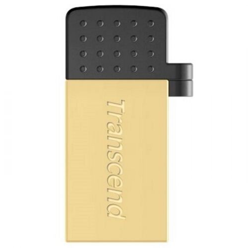 Флеш-накопитель Transcend JetFlash 380 USB 2.0 16 Гб металл золотистый (TS16GJF380G)