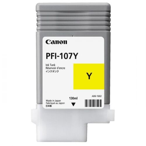 Картридж CANON PFI-107Y, желтый, 130мл., для iPF680/685/780/785 (6708B001)
