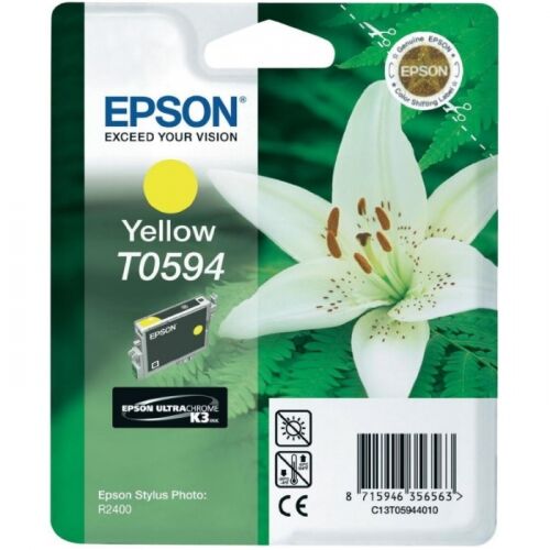 Картридж струйный Epson желтый 440 страниц для Stylus Photo R2400 (C13T05944010)