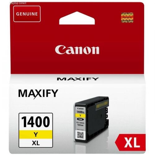 Картридж CANON PGI-1400XL Y, желтый, 935 страниц, для MAXIFY МВ2040/МВ2340 (9204B001)