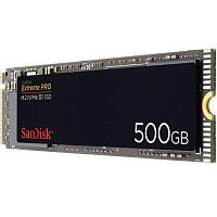 Накопитель SanDisk Extreme PRO, M.2 2280, 500GB, SSD, PCI-E 3x4 NVMe, R/W - 3400/2500 MB/s (SDSSDXPM2-500G-G25)