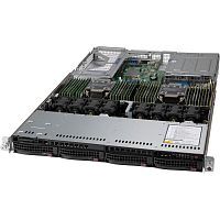 Сервер Supermicro Ultra SuperServer 610U-TNR/ 2x Xeon Silver 4310/ 128GB/ 1x 240GB (up 4LFF)/ noODD/ 2x 10Gb/ 2x 1200W (up 2) (SYS-610U-TNR.)