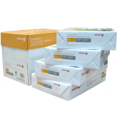 Бумага XEROX Colotech Plus без покрытия 170CIE, 250г, A4, 250 листов. Грузить кратно 4 шт. (003R98975)