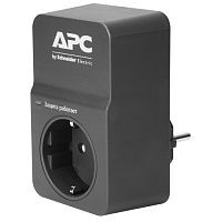 Сетевой фильтр APC Essential SurgeArrest, 1 розетка, 230 В, черный (PM1WB-RS)