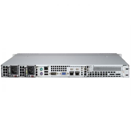 Серверная платформа Supermicro SuperServer 6018R-MTR/ no CPU (x2)/ no RAM (x8)/ no HDD (up 4LFF)/ iC612/ 2x GbE/ 2x 400W (SYS-6018R-MTR) фото 2