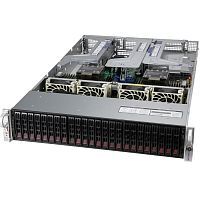 Серверная платформа Supermicro Ultra SuperServer 2U 220U-TNR, 2xXeon Gold 5320/ 256GB DDR4/ 2xPM9A3 960GB SSD NVMe(24x2.5")/ 2x10GbE RJ45/ 2x1600W/ 22xNVMe Config (SYS-220U-TNR.)