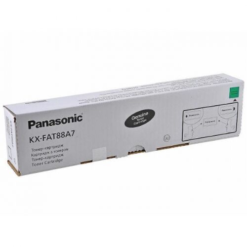 Тонер-картридж Panasonic KX-FAT88A, черный, 2000 стр., для KX-FL403RU,KX-FL423RU,KX-FLC413RU,KX-FLC418RU (KX-FAT88A7)