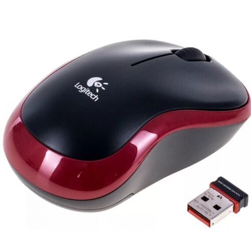 Мышь Logitech M185, Wireless, USB, Red (910-002240) фото 2