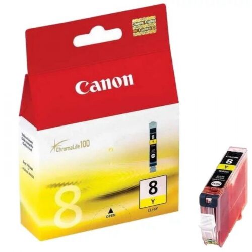 Картридж струйный Canon CLI-8Y, желтый, 545 страниц, для iP6600D/4200/5200/5200R (0623B024)