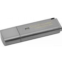 Эскиз Флеш накопитель 64GB Kingston DataTraveler Locker+ G3 256bit Encryption, USB 3.0, Metallic (DTLPG3/64GB)