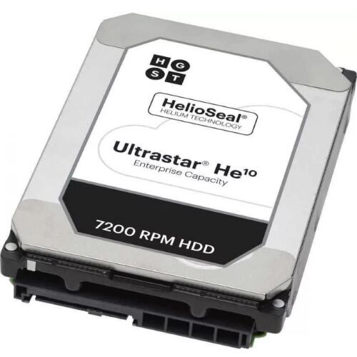 Жесткий диск Western 3.5" SAS, 10TB, HDD, Ultrastar He10 7200rpm, 256MB, 512e Bulk (0F27354) фото 2