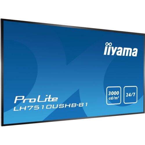 Панель Iiyama ProLite LH7510USHB-B1 75" UHD (LH7510USHB-B1) фото 2