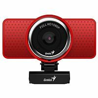 Эскиз Веб-камера Genius ECam 8000 Red, 1080p FHD (32200001401)
