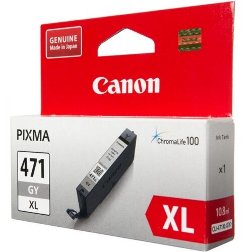Картридж струйный Canon CLI-471XLGY, серый, 289 страниц, для Pixma MG5740/MG6840/MG7740 (0350C001)
