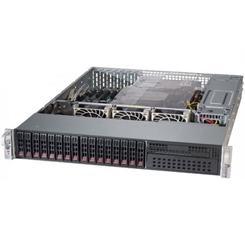 Серверная платформа Supermicro SuperChassis 826BE16-R920LPB/ noHDD (up 12LFF+2SFF/ 2x 920W (up 2) (CSE-826BE16-R920LPB)