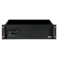 Источник бесперебойного питания Powercom King Pro RM KIN-1200AP, LCD, 1200VA/960W, SNMP Slot, black (KIN-1200AP LCD)