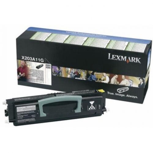 Картридж Lexmark X203A11G черный 2500 стр. (X203A11G)