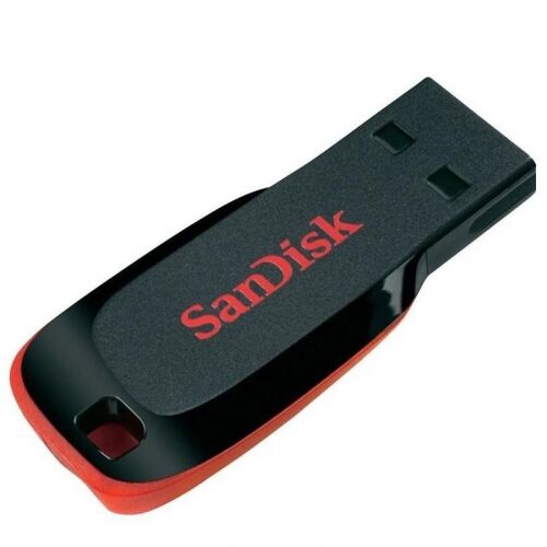 Флеш накопитель 16GB SanDisk CZ50 Cruzer Blade, USB 2.0, Black (SDCZ50-016G-B35)