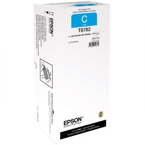 Картридж струйный Epson T8782 голубой 50000 страниц для WorkForce Pro WF-R5190, WF-R5690 (C13T878240)