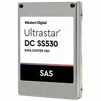 Твердотельный накопитель 3.2TB SSD Western Digital Ultrastar DC SS530 2.5" 15mm SAS 12GB/s 3D TLC NAND 2150/2120MB/s 440K/320K IOPS 10 DWPD (SS530WUSTM3232ASS204 (0P40353))