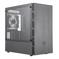 Корпус MasterBox MB400L, черный, без БП, 2x3.5", 2x2.5", 2x USB 3.2 Gen 1, 1x120 Fan, w/o PSU, w/o ODD, mATX (MCB-B400L-KGNN-S00)