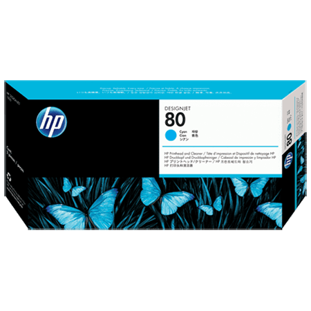 Набор HP 80 голубая печатная головка и устройство очистки (C4821A)