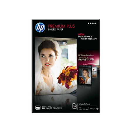 Фотобумага HP полуглянцевая высшего качества – 20 листов/ A4/ 210 на 297 мм (CR673A)