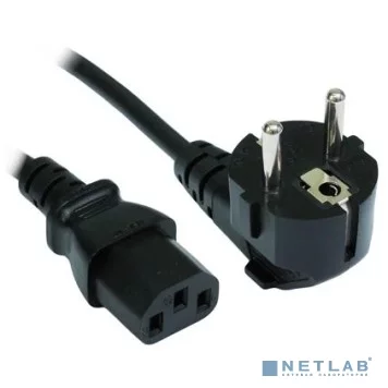 Filum Кабель питания CEE 7/7- С13, 3х0.5мм, 220В, 6A, чёрный, 5м (FL-PC6-EU-C13-5M)