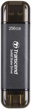 Накопитель SSD Transcend USB-C 256Gb TS256GESD310C серый USB