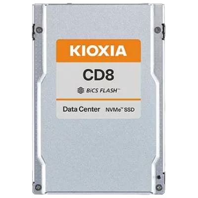 Серверный твердотельный накопитель/ KIOXIA SSD CD8-V, 800GB, U.3(2.5 15mm), NVMe 1.4, PCIe 4.0 x4, TLC, R/ W 7200/ 1800 MB/ s, IOPs 1000K/ 160K, TBW 4380, DWPD 3 (12 мес.) SIE (KCD8XVUG800G)