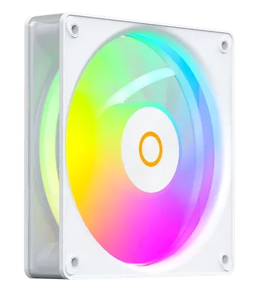 Вентилятор для корпуса Ocypus Gamma F12 Elite WH ARGB, 120x120x25mm, 4-PIN PWM, 600-1800 RPM, 26 DBA MAX, HYDRO BEARING