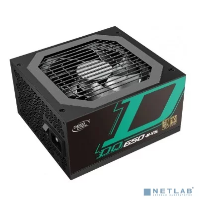 Блок питания Deepcool ATX 650W DQ650-M-V2L 80+ gold (24+4+4pin) APFC 120mm fan 8xSATA Cab Manag RTL (DP-GD-DQ650-M-V2L)