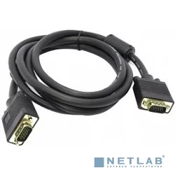 Exegate EX138950RUS Кабель монитор - SVGA card (15M -15M) 5м 2 фильтра Exegate позолоченные контакты, экранирование