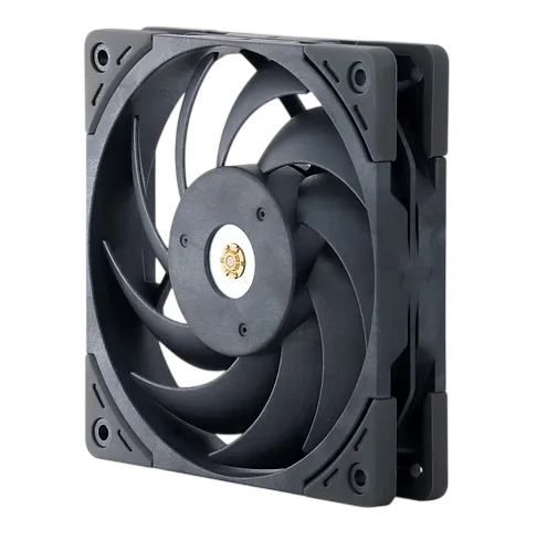 Кулер для корпуса/ Case Cooler Scythe Grand Tornado 120 (120x120x26mm, 4-pin PWM, 97.82CFM, 36.63dBA, 3000RPM, Black) (GT1225FD30-P)