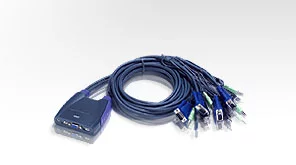 ATEN 4-Port USB VGA/ Audio Cable KVM Switch (1.8m) (CS64UZ-AT)