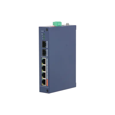DAHUA DH-CHS4206-4GT-60 4-портовый гигабитный PoE коммутатор с функцией облачного управления 4 RJ45 10/100/1000Мбит/с (PoE/PoE+/Hi-PoE), 2 SFP 1000Мбит/с (uplink)
